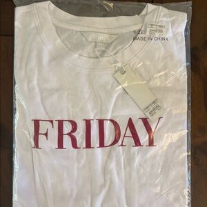 BB Dakota FRIDAY TShirt *new with tags Size small